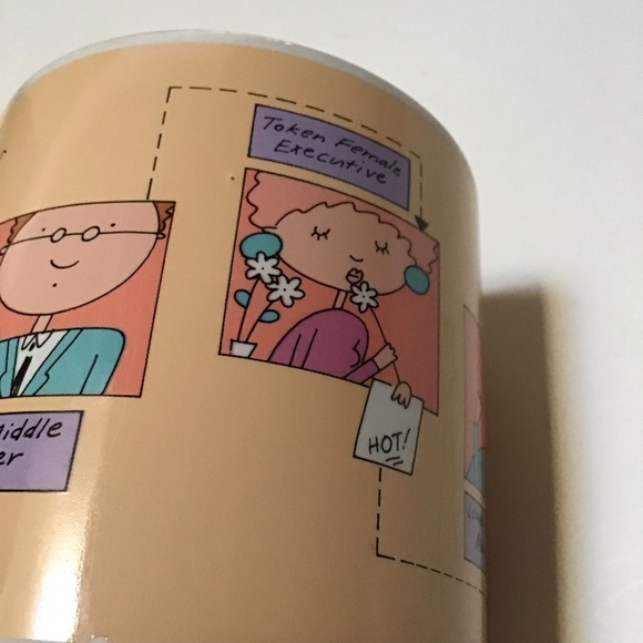 Vintage Carlton Cards Funny Office Workplace Mug - Picture 5 of 11